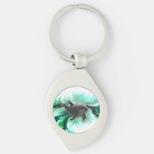 Dolphin Baby Keychain (Front)