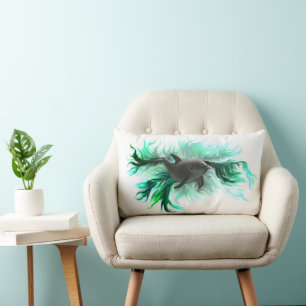 Dolphin Baby Lumbar Pillow