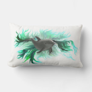 Dolphin Baby Lumbar Pillow