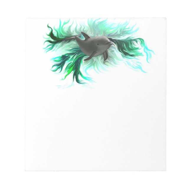 Dolphin Baby Notepad (Front)