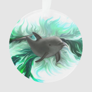 Dolphin Baby Ornament