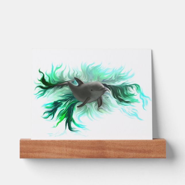 Dolphin Baby Picture Ledge (Front)