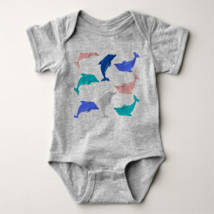 dolphin baby T-Shirt Baby Bodysuit