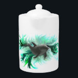 Dolphin Baby Teapot<br><div class="desc">Dolphin Baby - Digital Fantasy Art Painting by Krisi ArtKSZP >>> More Products in Store Category >>> Dolphin - Delfin >>> Dolphin Baby</div>