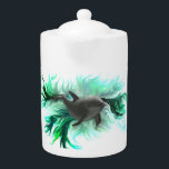 Dolphin Baby Teapot<br><div class="desc">Dolphin Baby - Digital Fantasy Art Painting by Krisi ArtKSZP >>> More Products in Store Category >>> Dolphin - Delfin >>>  Dolphin Baby</div>