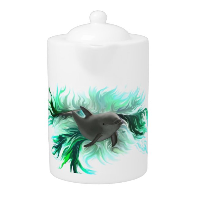 Dolphin Baby Teapot (Front)