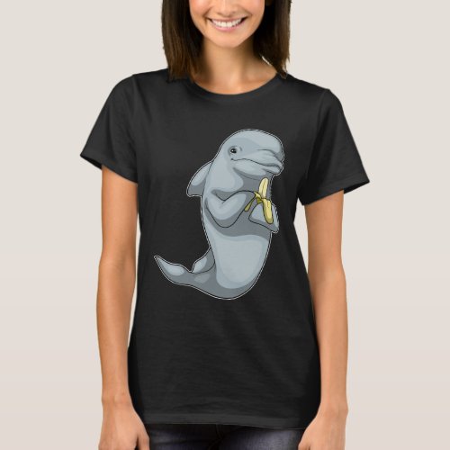 Dolphin Banana Fruit T_Shirt
