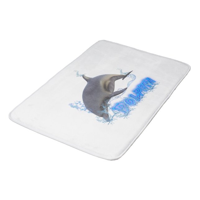 dolphin bath mat (Angled)