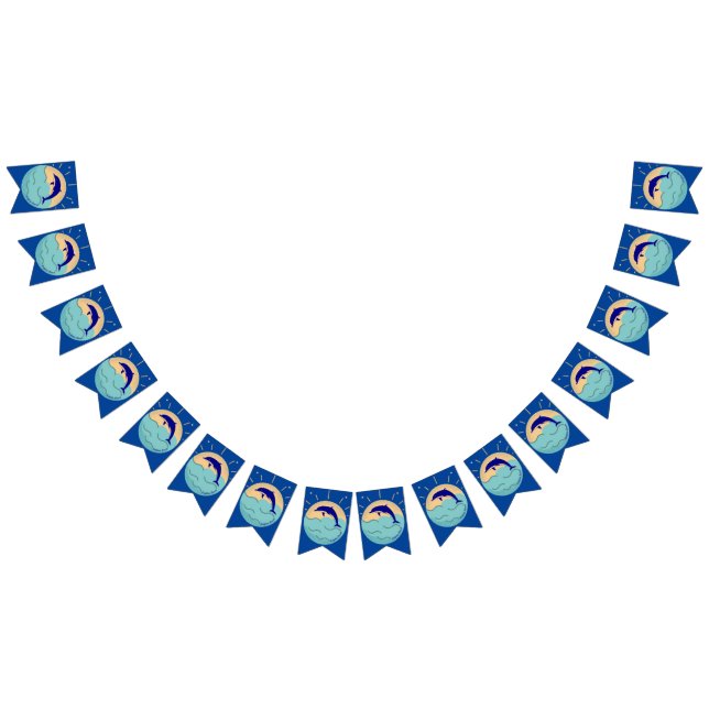 Dolphin Beach Bunting Flags (All)