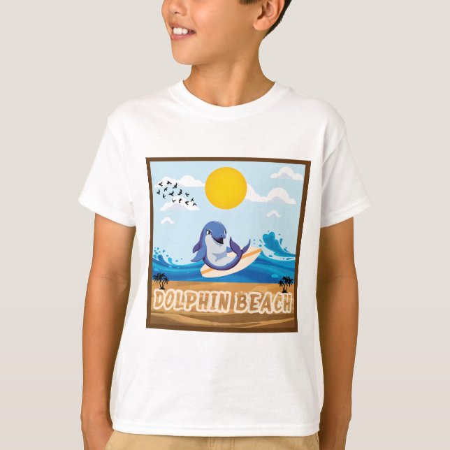 Dolphin Beach T-Shirt (Front)