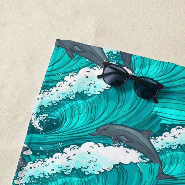 Dolphin Beach Towel (In Situ)