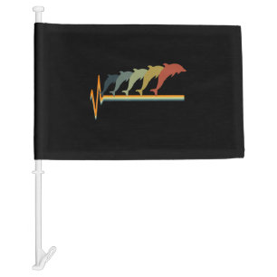 Dolphin  Biology T Sea  Marine Love Gift Car Flag