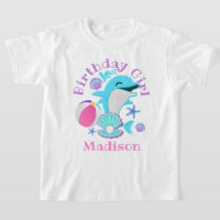 Dolphin Birthday  Party shirt