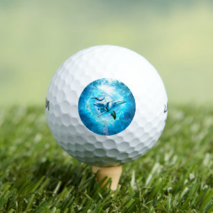 dolphin blue fantasy golf balls