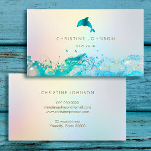 dolphin business card