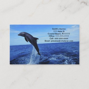 Dolphin Business-personal Card by forbes1954 at Zazzle