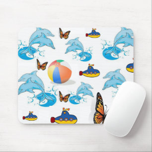 Dolphin Butterfly Mouse Pad! Mouse Pad