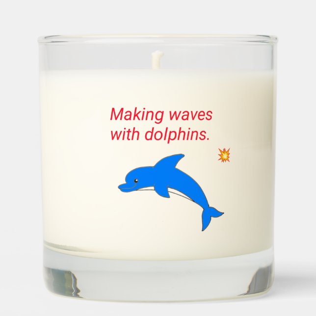 Dolphin candle (Front)