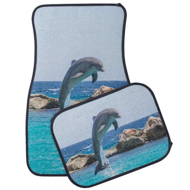 Dolphin Car Floor Mats (Full Set) (Set)