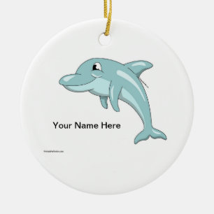 Dolphin Ceramic Ornament
