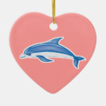 dolphin ceramic ornament
