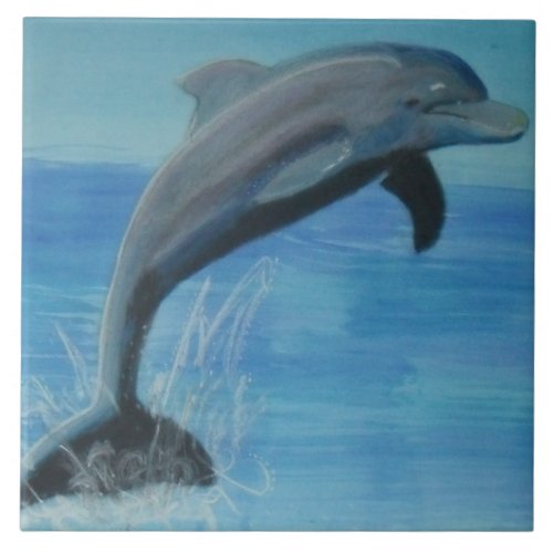 dolphin ceramic tile