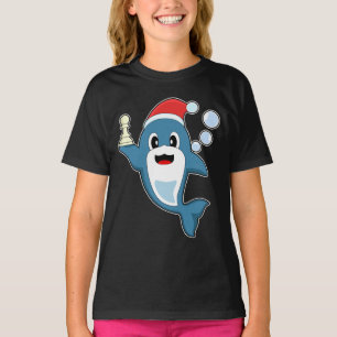 Dolphin Christmas Chess T-Shirt