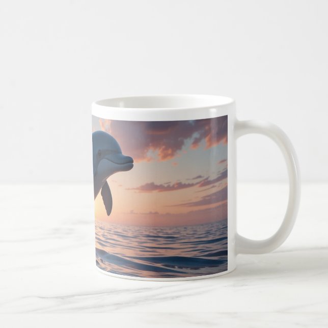 dolphin coffee mug (Right)