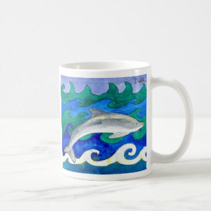 dolphin coffee mug
