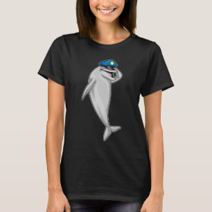 Dolphin Cop Police hat Police T-Shirt
