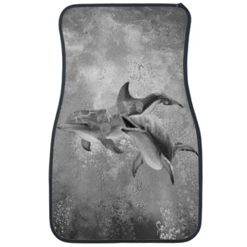 Dolphin Couple _ Beautiful _ Car Floor Mat