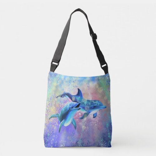 Dolphin Couple _ Beautiful _ Crossbody Bag