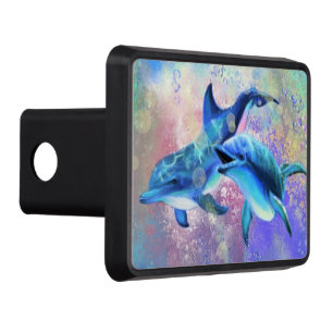 Dolphin Couple - Beautiful Hitch Cover