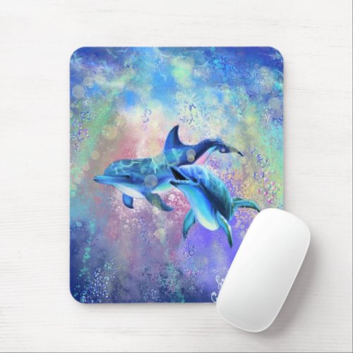 Dolphin Couple _ Beautiful Mouse Pad
