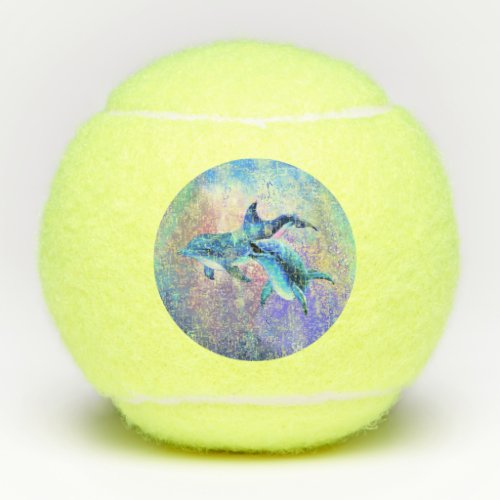 Dolphin Couple _ Beautiful Tennis Balls