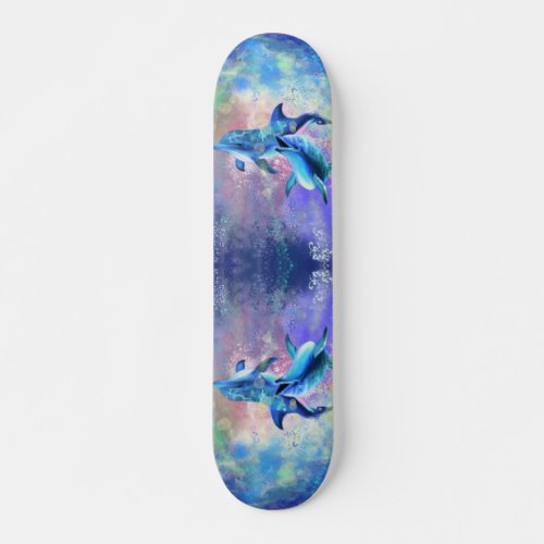 Dolphin Couple _ Love _ Happy Skateboard