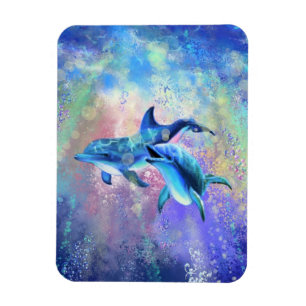 Dolphin Couple Magnet