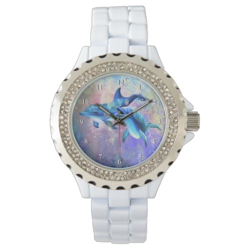 Dolphin Couple Watch Valentines Day Gift