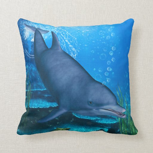 Dolphin Cushion | Zazzle