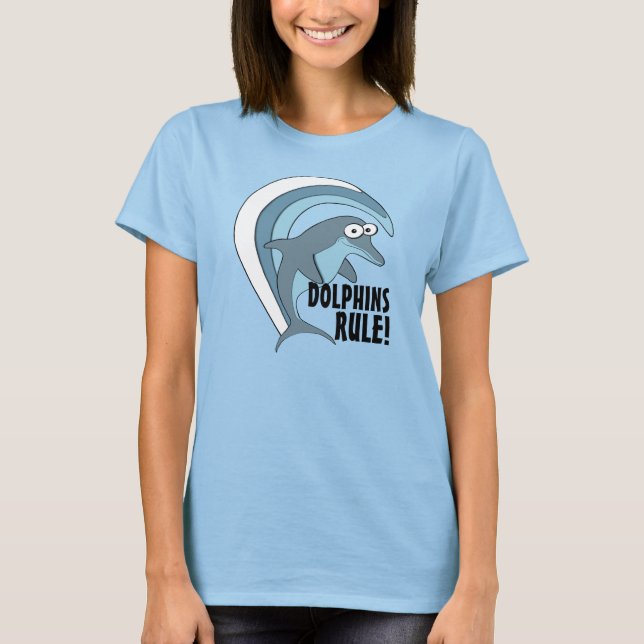 Dolphin Customizable T-Shirts (Front)