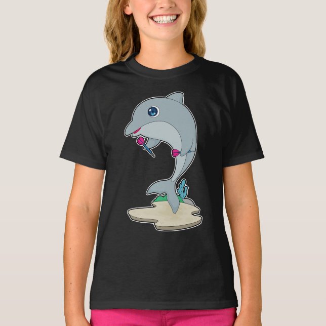 Dolphin Darts Dart T-Shirt (Front)