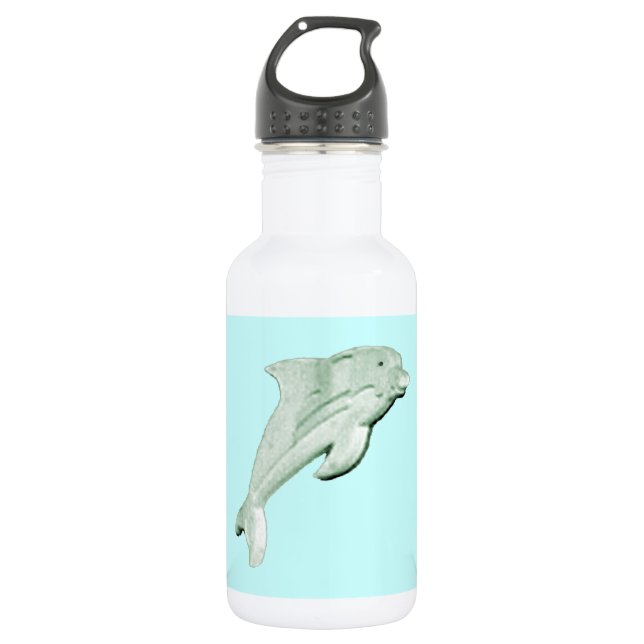 Dolphin Daytona Beach 2009 jGibney The MUSEUM Zazz Water Bottle (Front)