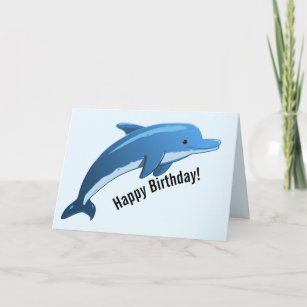 Dolphin Design Greeting Card
