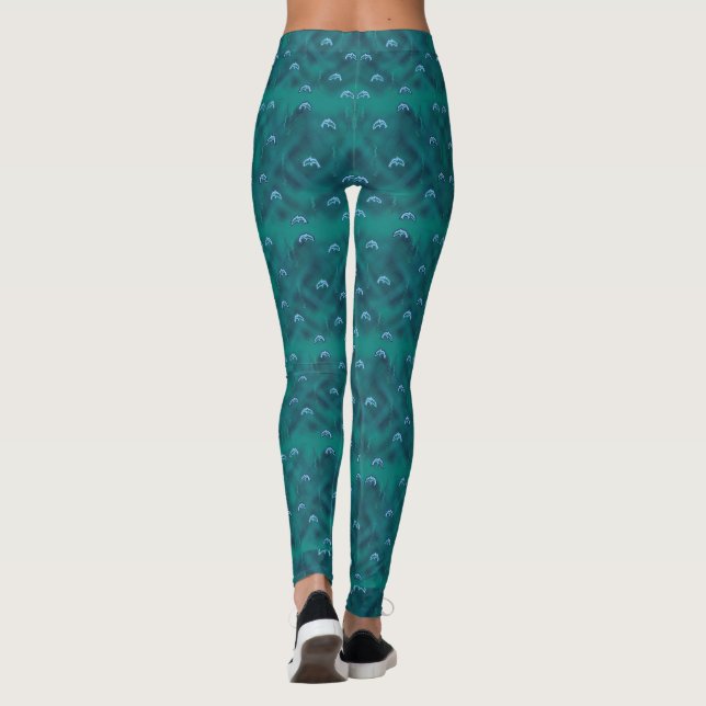 Dolphin Design Leggings (Back)