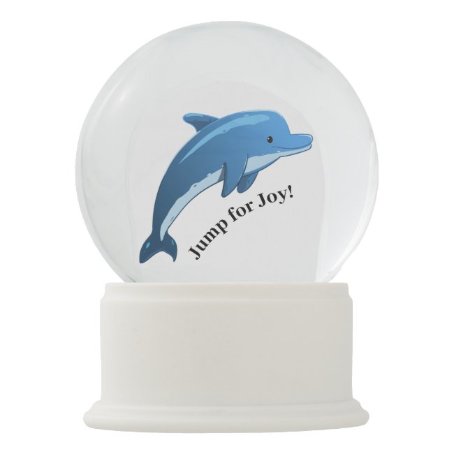 Dolphin Design Snow Globe