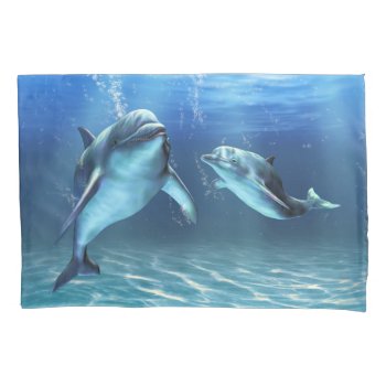 Dolphin Dream (1 Side) Pillowcase by FantasyPillows at Zazzle