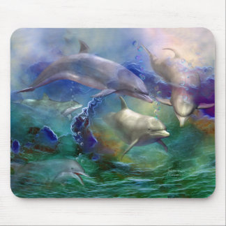 Dolphin Dream Art Mousepad