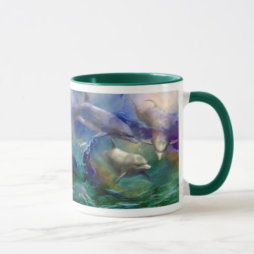 Dolphin Dream Art Mug