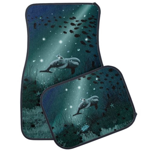 Dolphin Dream Car Floor Mat