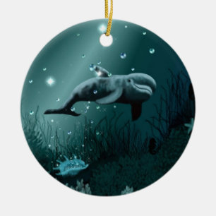 Dolphin Dream Ceramic Ornament
